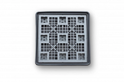 Поддон сточный для 4 бочек 1276х1276х160 мм 