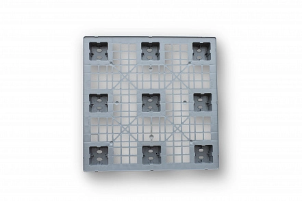 Поддон сточный для 4 бочек 1276х1276х160 мм 