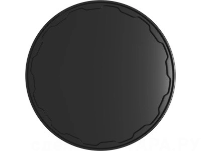 Крышка круглая для ведра ВП 11к, ВП 15к, ВП 20в, чёрная, код: 36565