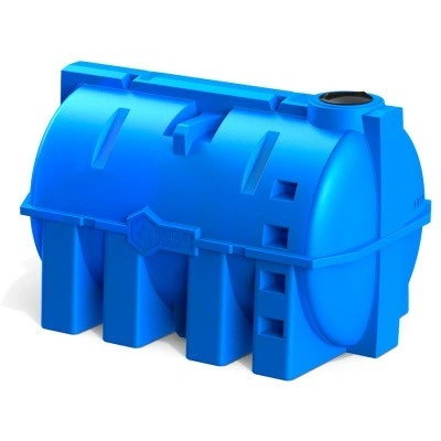 Горизонтальная емкость G 10000 литров (синий)