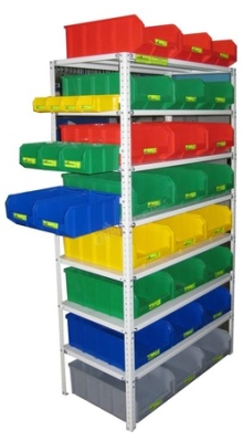 Стеллаж полочный с ящиками СТ (СУ) комплектация 2