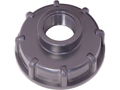 Переходник п/э для еврокуба с выступом 2"×3/4" "мама-мама", резьба S60X6, код: 37994