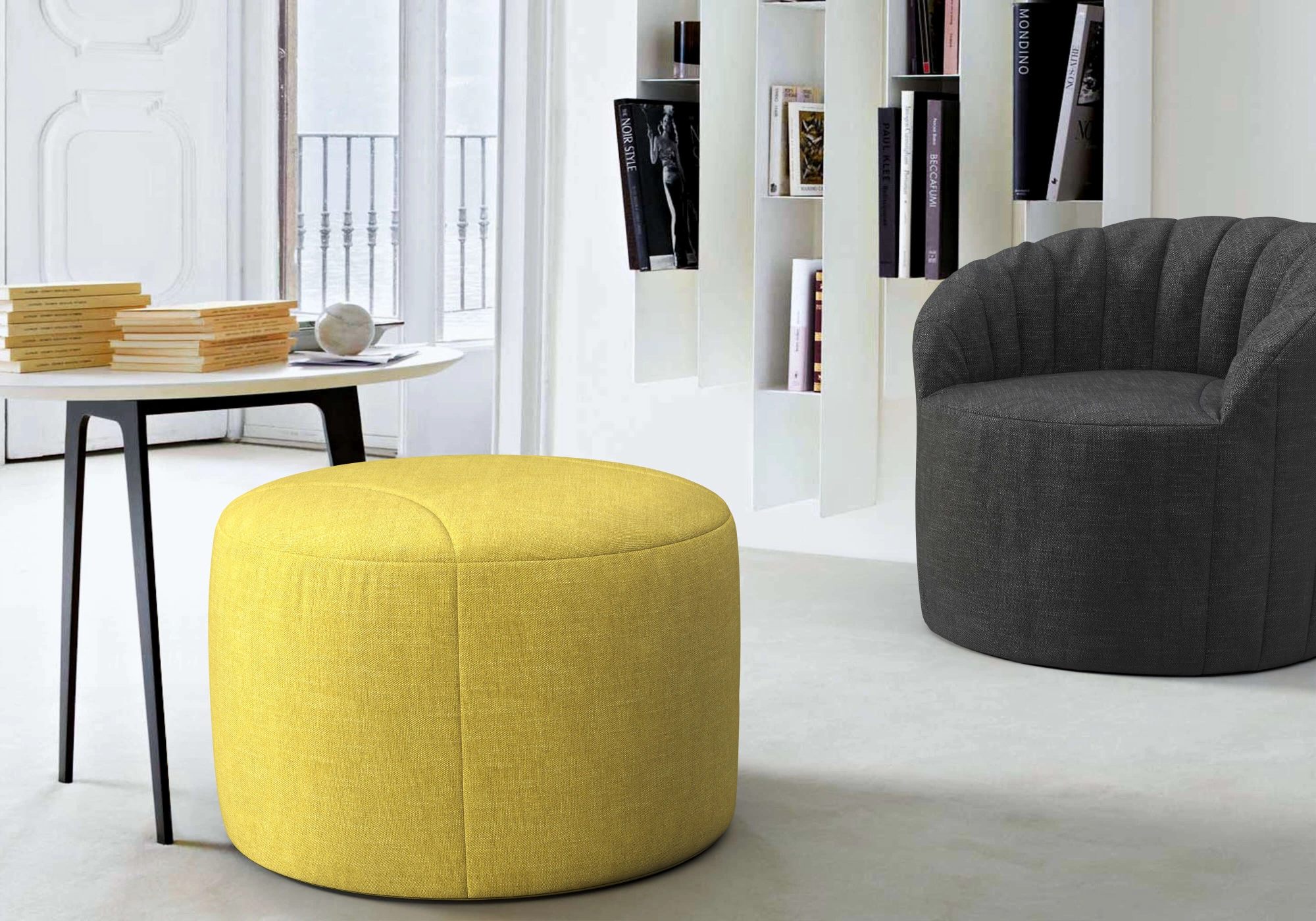 Пуф Шелл Солнце ткань Вельвет-люкс