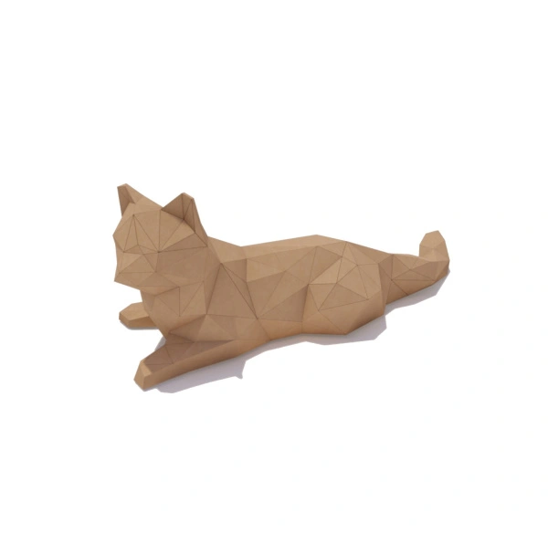 Полигональная фигура «Кошка»