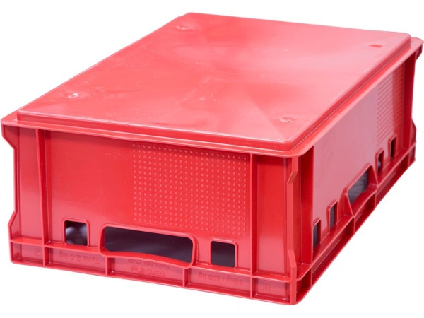 Ящик мясной 600х400х200 сплошной, дно гладкое, код: 22510