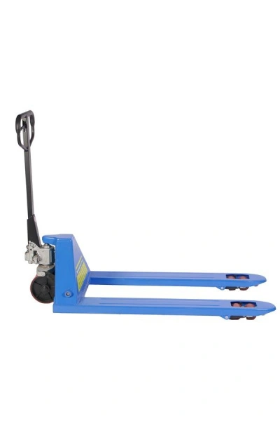 Тележка гидравлическая широковильная 2500 кг 1220х685 мм полиуретановые колеса TOR RHP(BF) PRO
