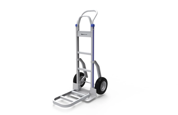 Тележка алюминиевая 2-х колесная с откидной полкой FW-88А