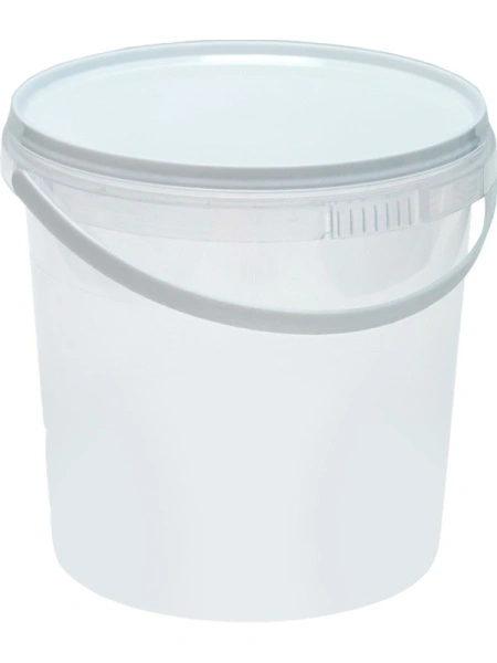 Ведро круглое емкостью 1,5 л, арт. ВП 1,5 бел, код: 26092