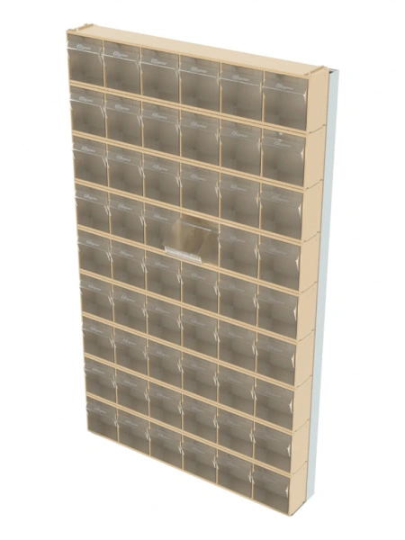 Стойка бежевая настенная Стелла-техник 402-00-09-00-B