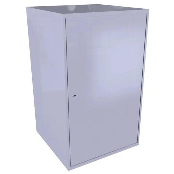 Шкаф для хранения бронежилетов и касок 1000x600x600 мм Светло-серый