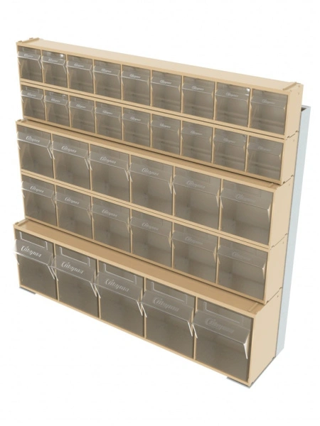 Стойка бежевая настенная/настольная Стелла-техник 401-02-02-01-B