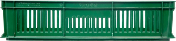 Ящик перфорированный 600×400×140 мм, объем 27 л., арт.: 705.02.01, синий, код: 17298