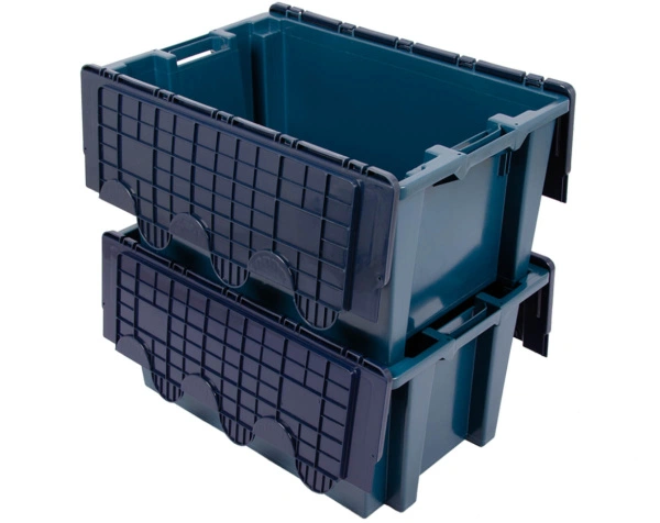 Ящик 600х400х315 сплошной с распашной несъёмной крышкой