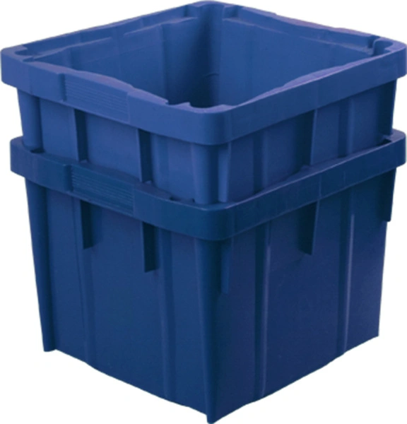 Ящик перфорированный 390×365×295, арт.: 305 м, объём 28, синий, код: 13664