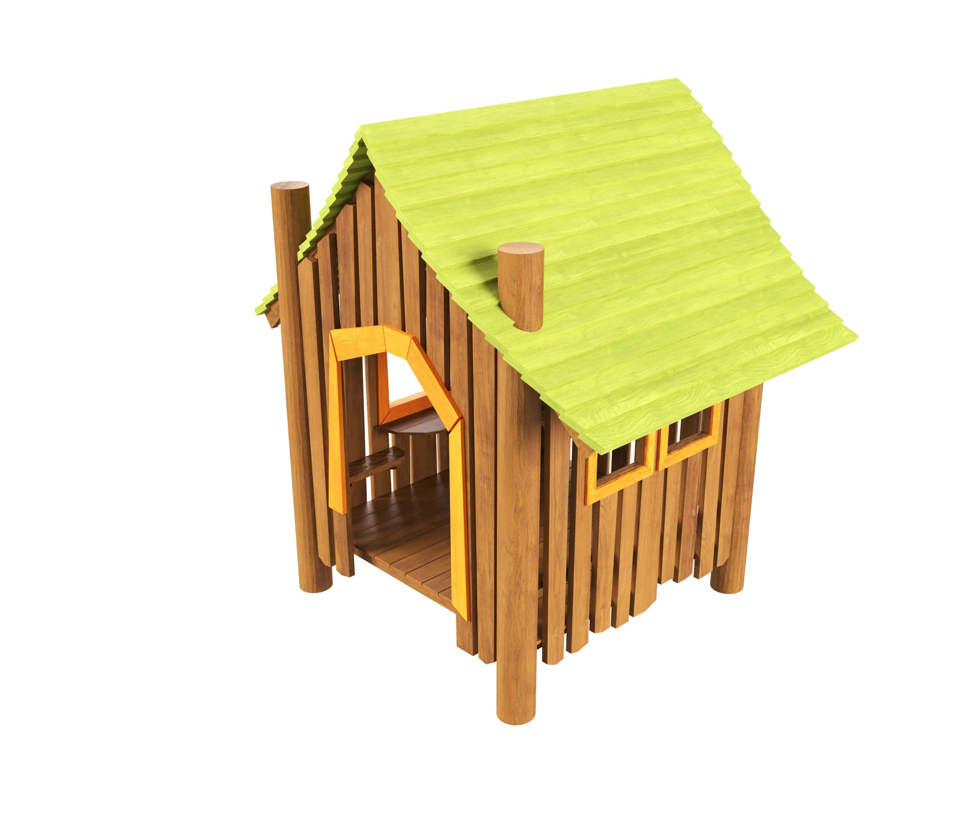 Игровой домик HARDWOOD «Лесоград»