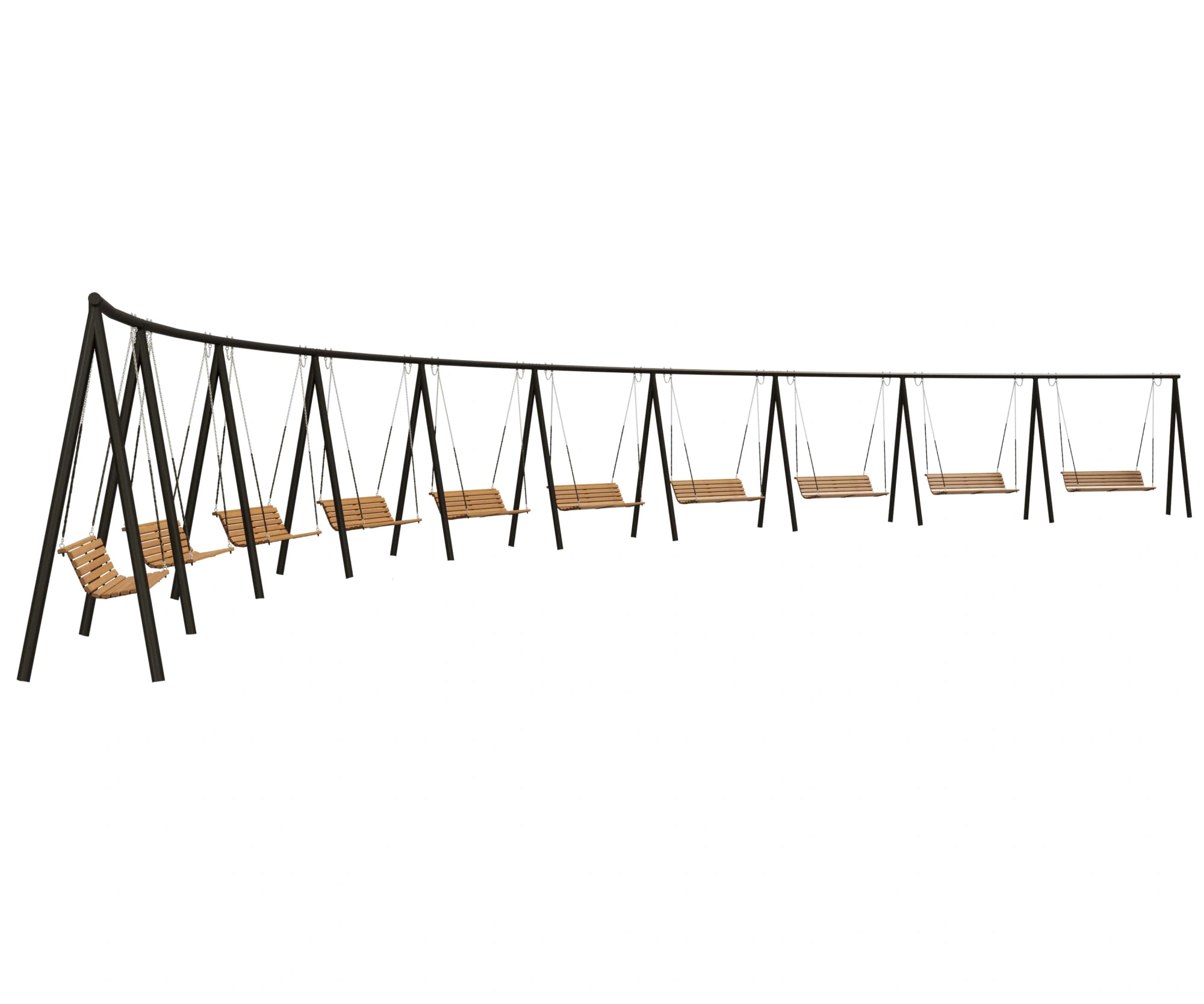 Качели садово-парковые «Миасс»