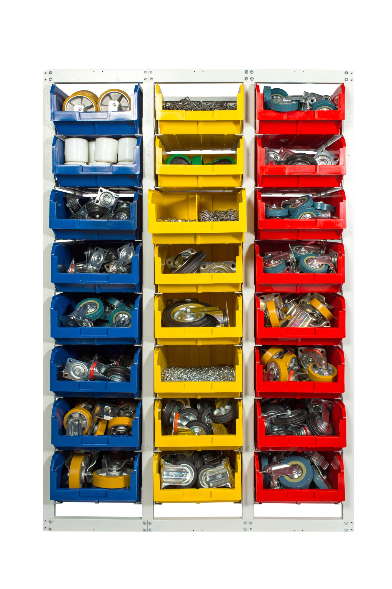 Стеллаж с направляющими стационарный Стелла-техник CP-4 , 1 основная и 2 дополнительные