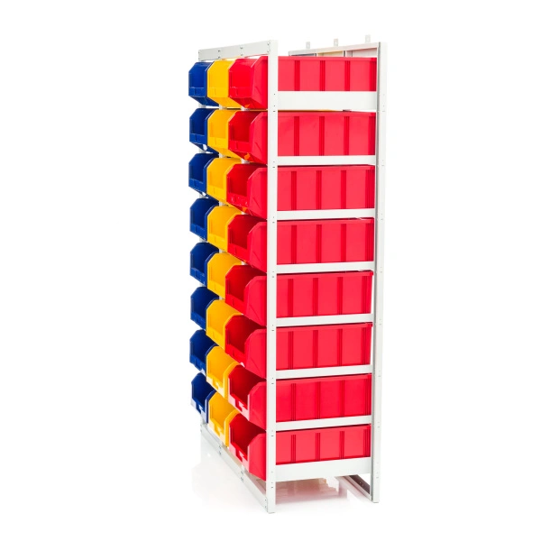 Стеллаж с направляющими стационарный Стелла-техник CP-4 , 1 основная и 2 дополнительные