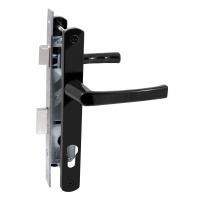 БУЛАТ ЗВ4-1.25.02.9005 черный БЕЗ МЦ Замок для КАЛИТКИ врезной с ручкой