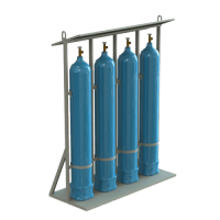 стойка для баллонов с кислородом 40 л сгм-03 на 3 баллона 1060х350х1000 артикул 